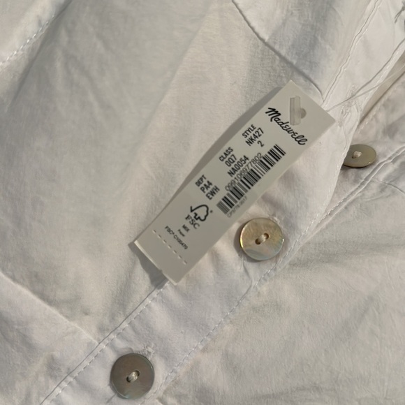 Madewell White  Sundress with Pockets - Picture 4 of 7